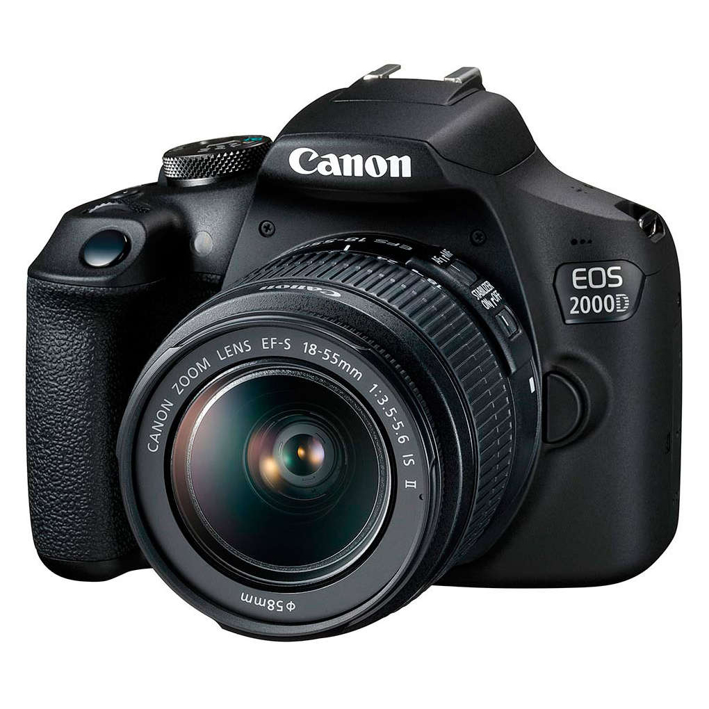 Canon EOS 2000D + 18-55mm f/3.5-5.6 IS II (sa stabilizacijom) + SD 64gb + Original torba - 3